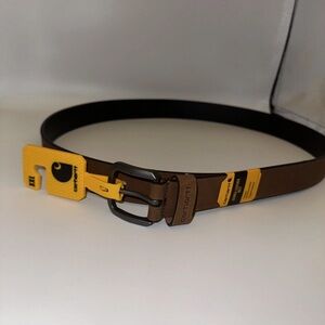 Carhartt Women’s  Brown Saddle Full Grain Leather Belt, 1.25 in. Size XXL-NEW